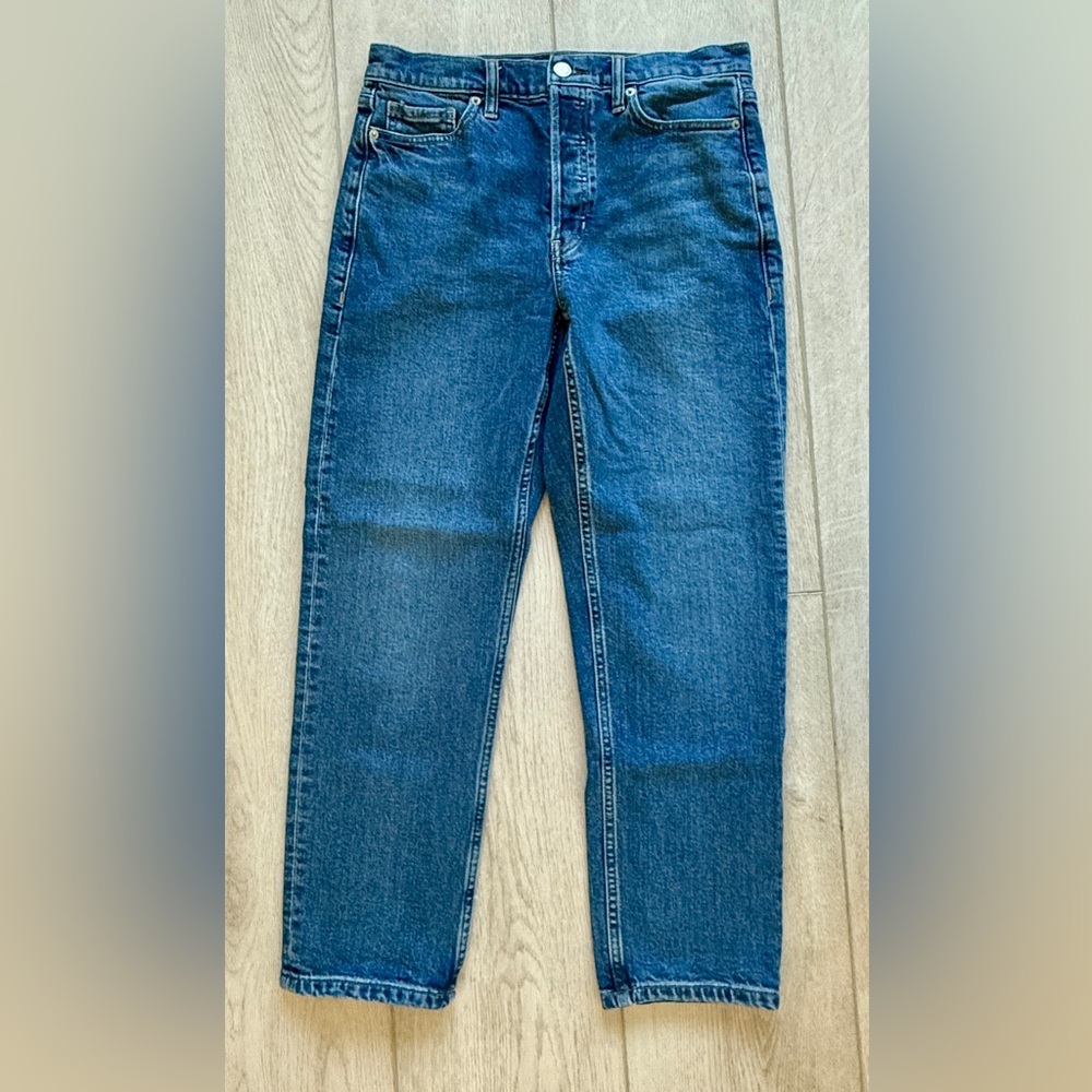 Banana Republic Straight Ankle Jeans Women’s 28 Medium Wash